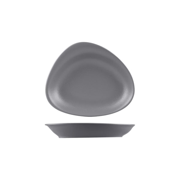 NFBC290-GY Australian Fine China Beachcomber Neofusion Stone Deep Oval Plate Globe Importers Adelaide Hospitality Supplies