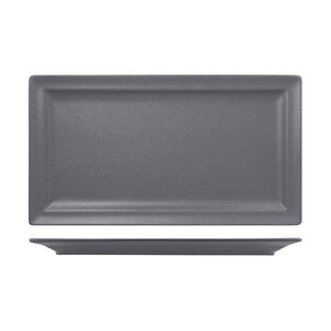 NFCLRP38GY RAK Neo Fusion Stone Rectangular Flat Plate Globe Importers Adelaide Hospitality Supplies