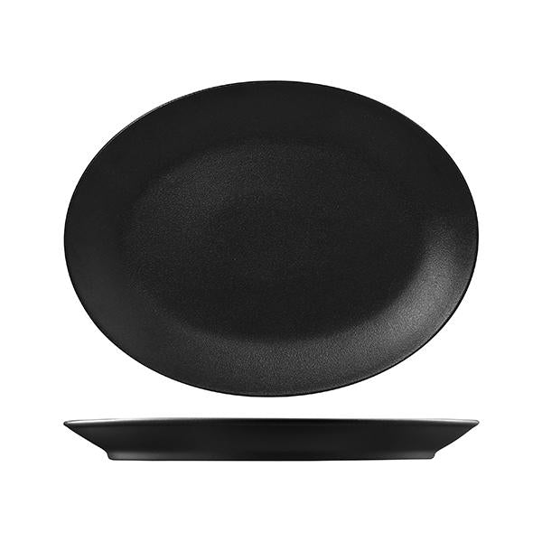 NFNNOP36BK RAK Neo Fusion Volcano Oval Coupe Platter Globe Importers Adelaide Hospitality Supplies