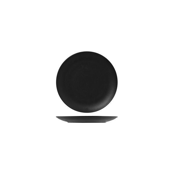 72.NFNNPR18.BK RAK Neofusion Volcano Round Coupe Plate 180mm Globe Importers Adelaide Hospitality Supplies