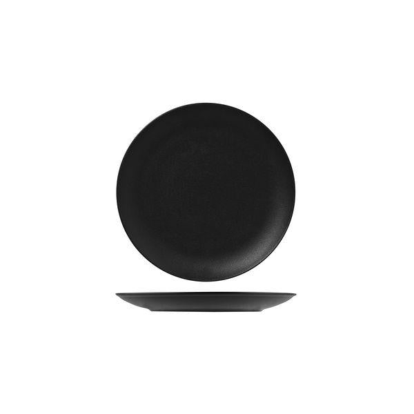 72.NFNNPR24.BK RAK Neofusion Volcano Round Coupe Plate 240mm Globe Importers Adelaide Hospitality Supplies
