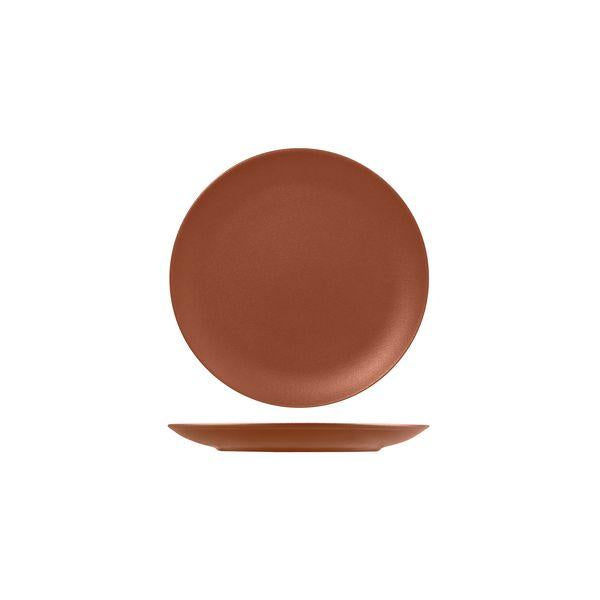72.NFNNPR24.T RAK Neofusion Terra Round Coupe Plate 240mm Globe Importers Adelaide Hospitality Supplies