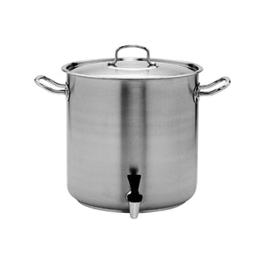 P248-040-TR Pujadas Stockpot With Tap Stainless Steel Globe Importers Adelaide