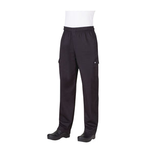 PC001-BLK-4XL Chef Works Cargo Chef Pants Men Globe Importers Adelaide Hospitality Supplies