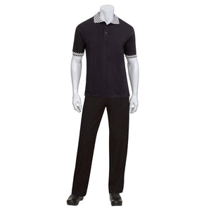 PCHB-3XL Traditional Black Polo Shirt Men Black Globe Importers Adelaide Hospitality Supplies