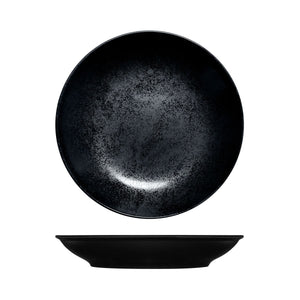 RK0280-BK RAK Porcelain Karbon Black Round Coupe Bowl Globe Importers Adelaide Hospitality Supplies