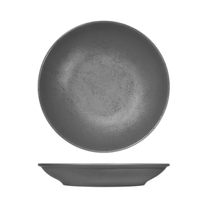 RK0280-GY RAK Porcelain Karbon Shale Round Coupe Bowl Globe Importers Adelaide Hospitality Supplies