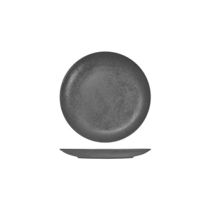 RK3180-GY RAK Porcelain Karbon Shale Round Coupe Plate Globe Importers Adelaide Hospitality Supplies