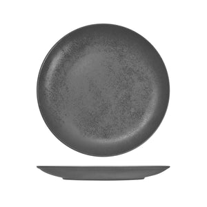 RK3270-GY RAK Porcelain Karbon Shale Round Coupe Plate Globe Importers Adelaide Hospitality Supplies