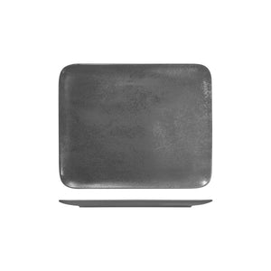RK8333-GY RAK Porcelain Karbon Shale Rectangular Coupe Plate Globe Importers Adelaide Hospitality Supplies