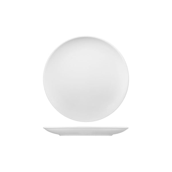 RV3210-W RAK Vintage White Round Coupe Plate Globe Importers Adelaide Hospitality Supplies