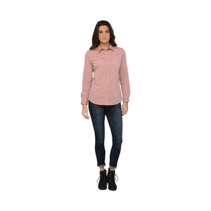 SHC06W-CIN-2XL Modern Chambray Dress Shirt Women Cinnamon Globe Importers Adelaide Hospitality Supplies
