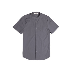 SHC08-CHR-4XL Seersucker Shirt Men Charcoal Globe Importers Adelaide Hospitality Supplies