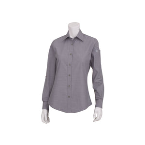 SLWCH002-GRY-2XL Chambray Shirt Women Grey Globe Importers Adelaide Hospitality Supplies
