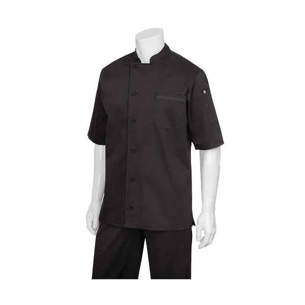 VSSS-BBK-2XL Chef Works Valais V-Series Chef Jacket Globe Importers Adelaide Hospitality Supplies