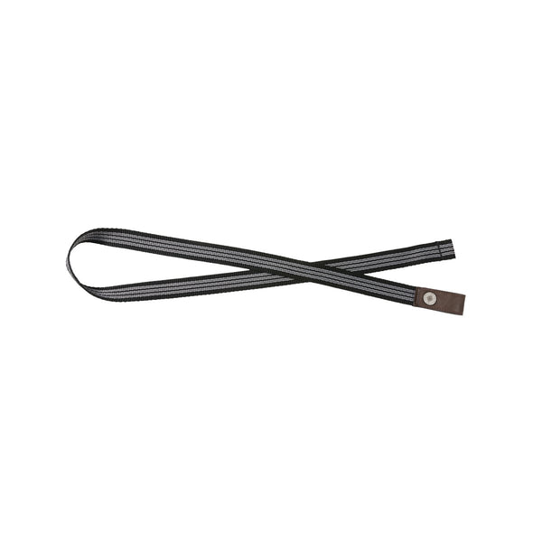 XNS04-BGY Chef Works Urban Collection Berkeley Snap-On Waist Ties Black / Grey Globe Importers