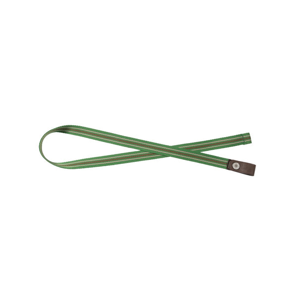 XNS04-GRD Chef Works Urban Collection Berkeley Snap-On Waist Ties Green / Brown Globe Importers