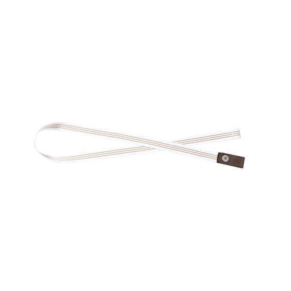 XNS04-WKH Chef Works Urban Collection Berkeley Snap-On Waist Ties White / Khaki  Globe Importers