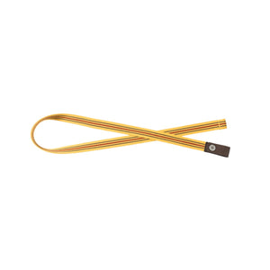 XNS04-YRB Chef Works Urban Collection Berkeley Snap-On Waist Ties Yellow / Brown Globe Importers